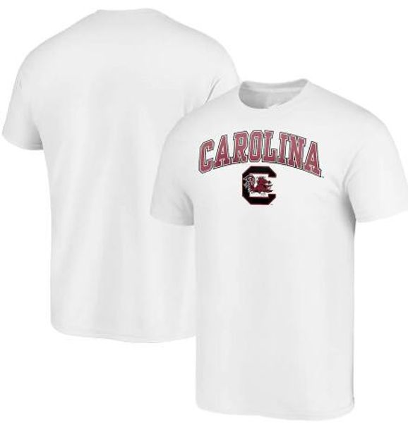 

south carolina gamecocks t-shirt mens designer t shirt casual short sleeves fashion printing tees white, Gray;blue