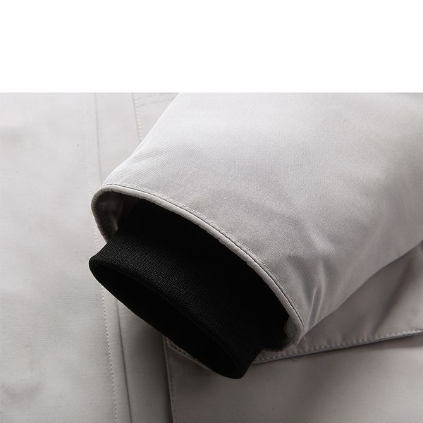 

2019 winter men duck down jacket real fur collar hooded thick parka down coat men winter jackets plus size snow parka overcoat, Black