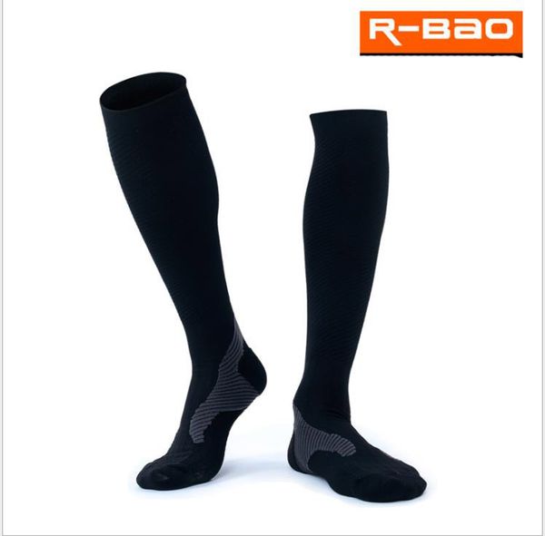 

new long tube outdoor sports socks leggings riding marathon running compression socks, Black