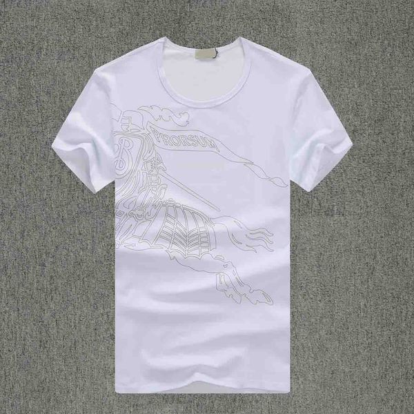 

20s summer t shirts for men tiger head letter embroidery t shirt mens clothing short sleeve tshirt women -xxxl, Gray