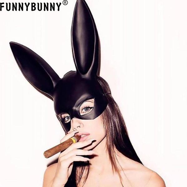 

funny halloween easter nightclub bar mask prom half face mask performing ear
