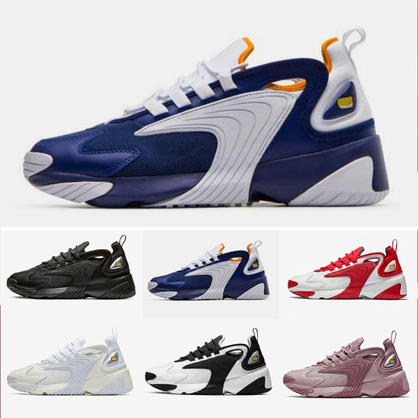

2019 zoom 2k m2k tekno daddy 2000 sail white-black dark grey for men's running sneaker shoes air sports shoes