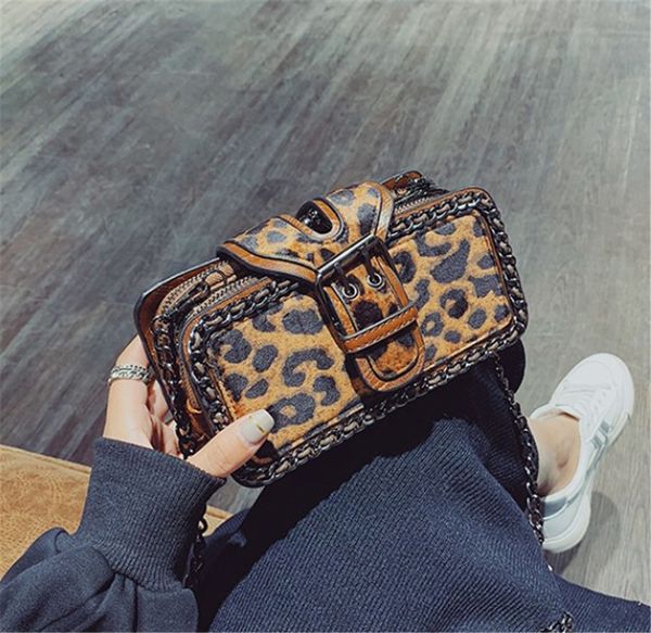 

new fashion casual leopard chain single shoulder cross body small square bag ph-cfy20052658