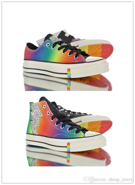 

2019 chuck 70s pride rainbow stonewall riots 1970s skate shoes classic 1970 designer sneaker skateboard star casual sneakers schuhe zapatos