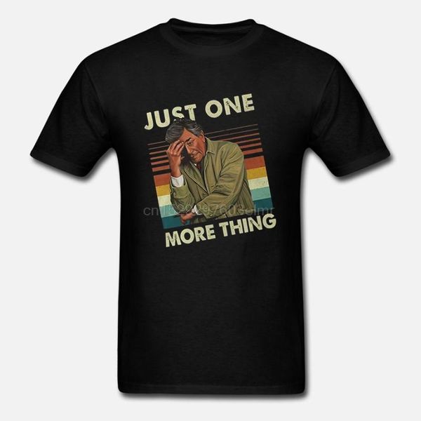 

men's t-shirts lieutenant columbo just one more thing t-shirt, White;black