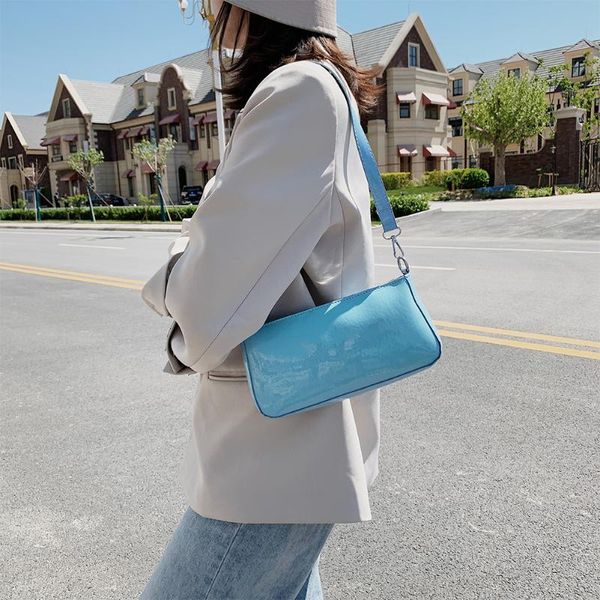 

vintage pu leather women handbags solid color female elegant travel shopping shoulder trunk totes bags