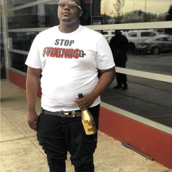 

big v friends no cap tee retro street edison same men and women couple comfortable loose cotton large logo tide t-shirt hfwptx178, White;black