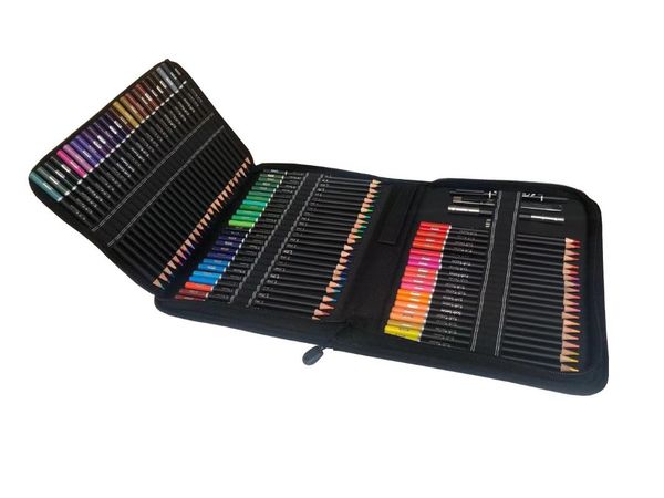 

76 pieces of colored pencil painting set / new drawing art brush color lead set/ art supplies/stationery/painting