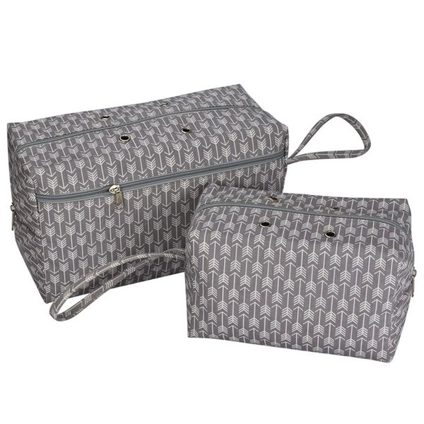 

divider crocheting tool knitting grommet yarn holder travel zipper cotton portable tote sewing organizer storage bag box home