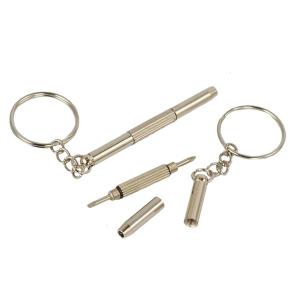 Keychain Chaveiro Chave Anel chave DIY ferramentas de mão óculos chave chave de fenda olho chave de fenda ecigs vapor mod rda relógio reparação