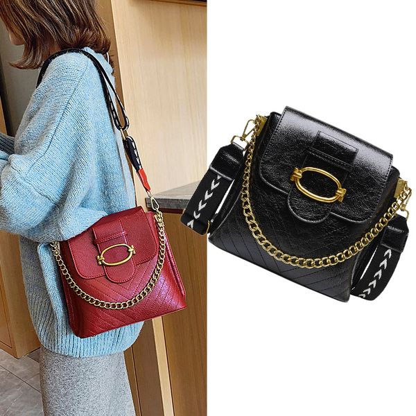 

fansiman fashion women shoulder bags luxury chains pu leather crossbody bag ladies messenger bags girls small handbags 2019 new