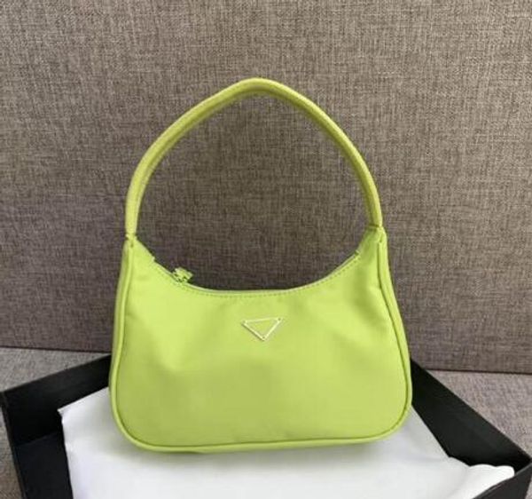 

classic deluxe women designer bags nylon purse crescent bag match fabric fluorescent tote handbags wallet tote parachute fabric totes