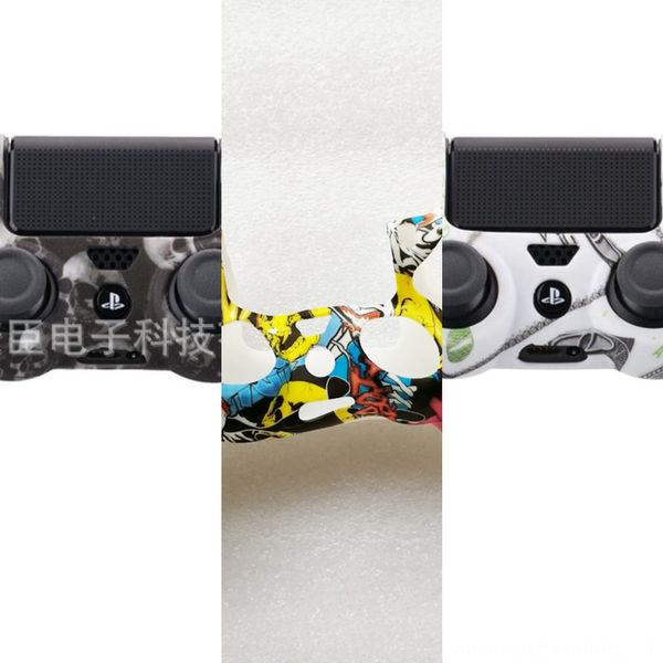 

nfxl7 для силиконовый защитный чехол для ps4 контроллер контроллер кожного покрова для playstation 4 слим про случай захваты джойстик шапки