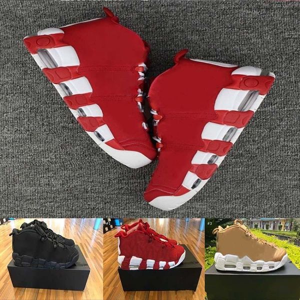 

2019 New 96 QS Olympic Varsity Maroon Mens Basketball Shoes for 3M Scottie Pippen Uptempo Sports shoes Sneakers 8-13