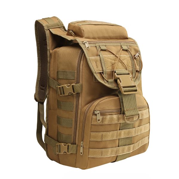 

35l tactical molle backpack waterproof camoufalge shoulder backpack army rucksack hiking travel