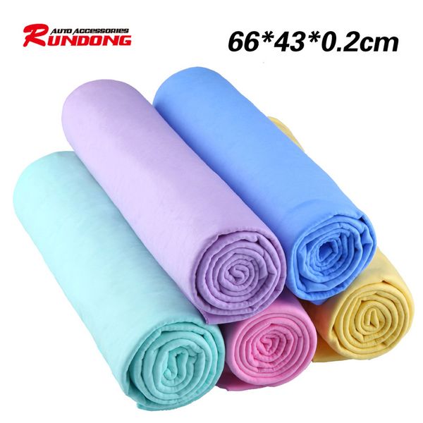 

a tastes 66x43 cm no pattern synthesis deerskin towel absorbent towel for pet faux deerskin cleaning without bucket