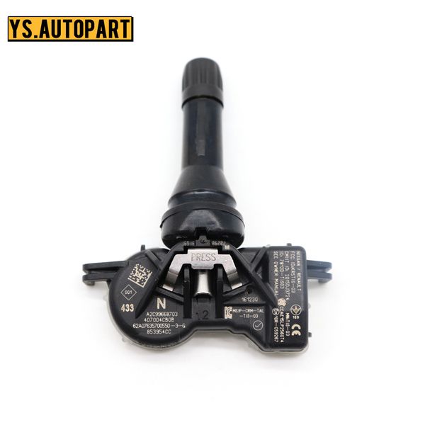 

40700-4cb1a tyre pressure sensor for espace kadjar kangoo megane scenic 15-24 433mhz tpms tire pressure monitor sensor