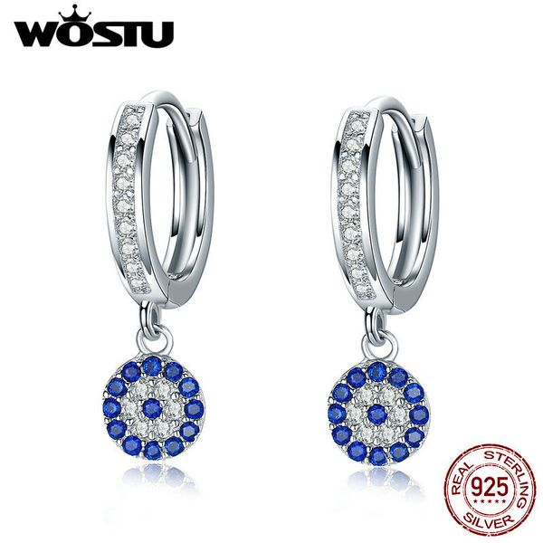 

wostu new fashion 100% real 925 sterling silver vintage samsara drop earrings for women luxury original jewelry gift cqe058