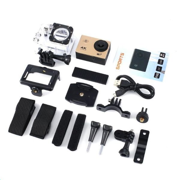 

4k action camera 16mp vision 3 underwater waterproof camera wide angle wifi sports cam with mounting accessories kit