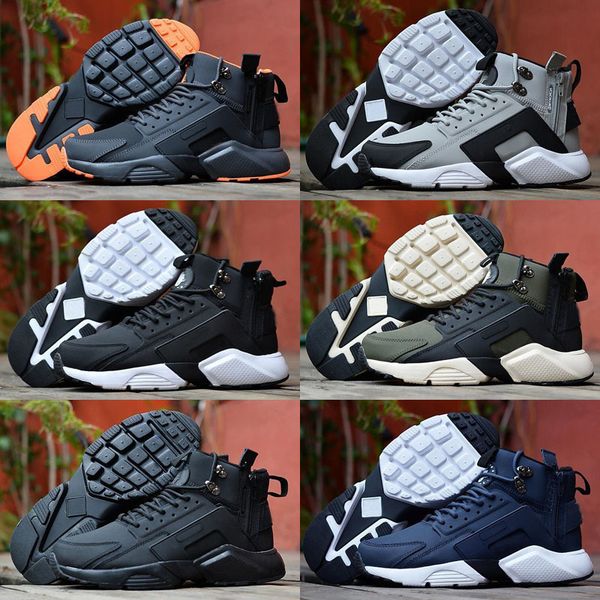 

6 huarache x acronym city mid leather huaraches running shoes men huraches sneakers hurache zapatos size 7-11