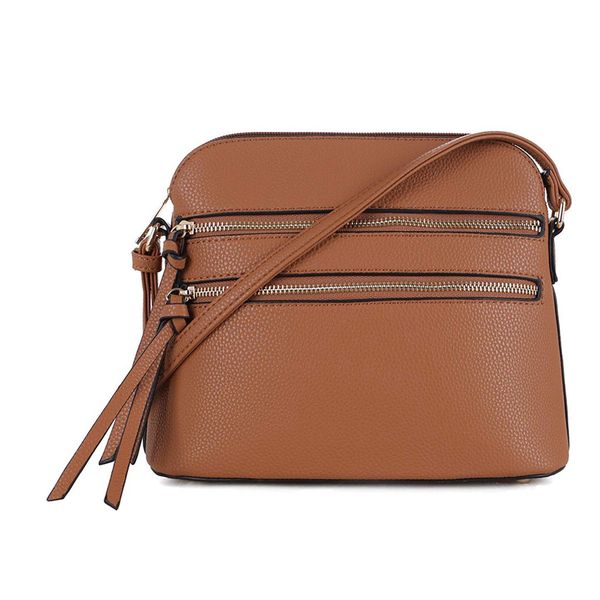 

2020 fashion luxury handbags women bags double zipper retro shoulder bags messenger bag leisure multifunctional pocket#a3