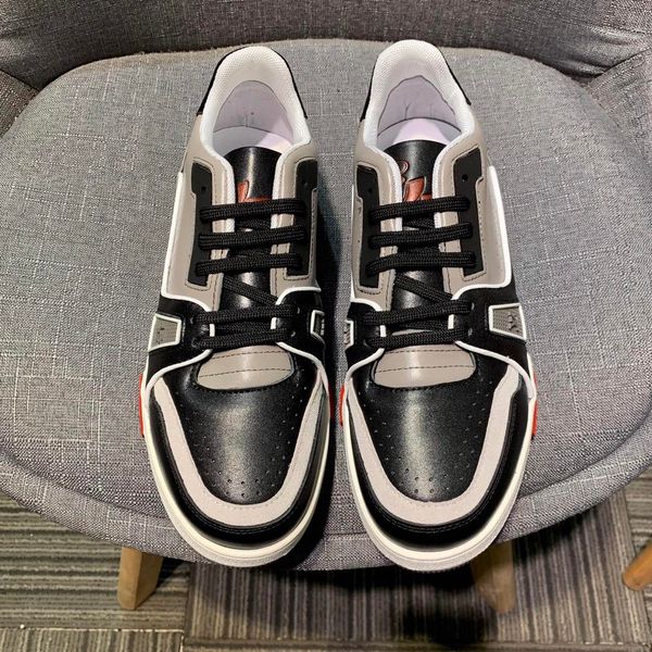 

2020a luxury designer louis vuitton lv men'srand casual sports shoes luxury wild basketball running shoes tennis shoes, Black