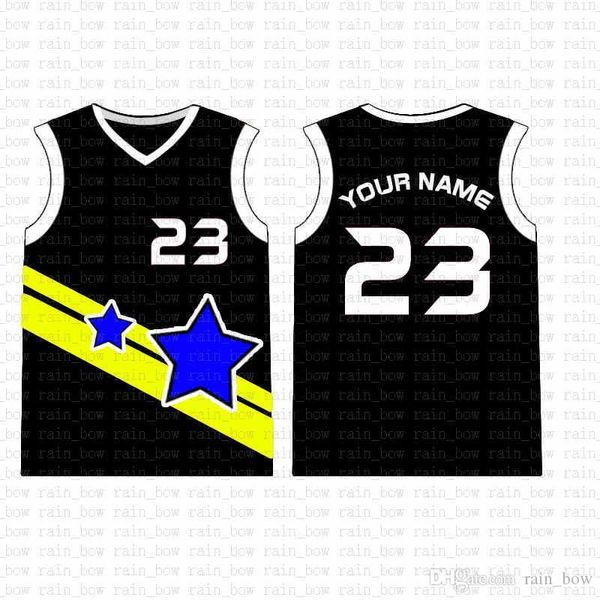 

2019 New Custom Basketball Jersey High quality Mens free shipping Embroidery Logos 100% Stitched top sale A1458