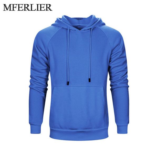 

autumn winter warm plus size men hoodies 5xl 6xl 7xl bust 137cm sweatshirt men, Black