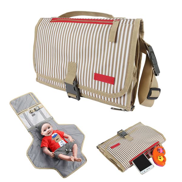 

newborn folding oxford + tarpaulin practical diaper replacement pad baby diaper pad baby out portable