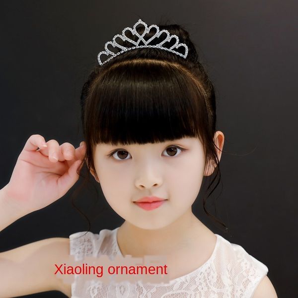 

children's hair hair band accessories princess hairband girl's rhinestone headdress children's accessories christmas headdres, Slivery;white