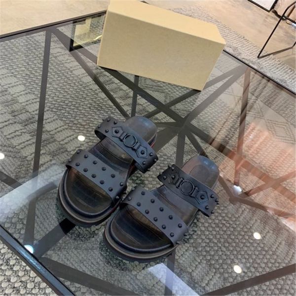 

chueyz new trend of genuine leather slippers for men comfortable men's shoes casual spring men's shoes size38-45, Black