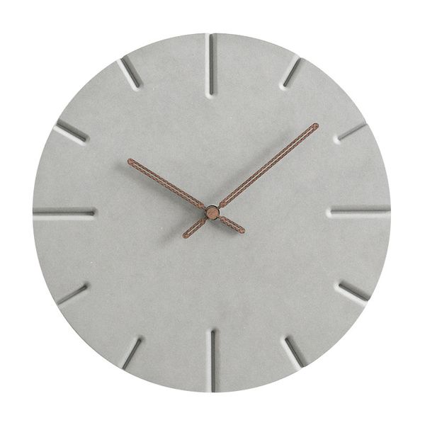 

quartz mute wall clock living room modern minimalist clock creative round relol para casa wall watches home decor bb60