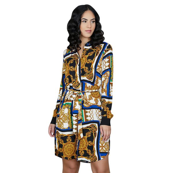 

luxury clothes women spring summer formal casual dresses sashes designer loose mini shirt dresses, Black;gray