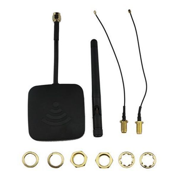 

hubsan h502s h501s h107d+ h107d jjrc h25g h29g enhanced fpv distance 5.8ghz 14dbi panel antenna 2.4ghz 3dbi antenna