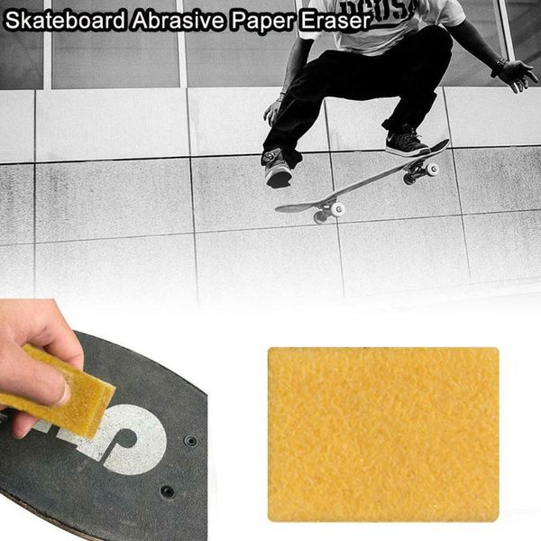 

10pcs cleaning sponge accessories reusable easy apply sandpaper cleaner practical effective griptape eraser portable long board