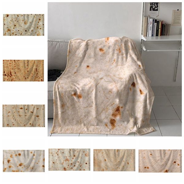 

tortilla blanket soft fleece throw blankets rectangle kids air conditioning blanket car sofa office quilts funny gifts 8 designs dhw3719