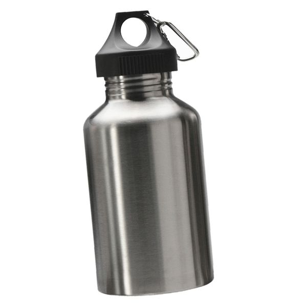 

2000ml stainless steel drinking water bottle cycling camping hiking silver water bottle