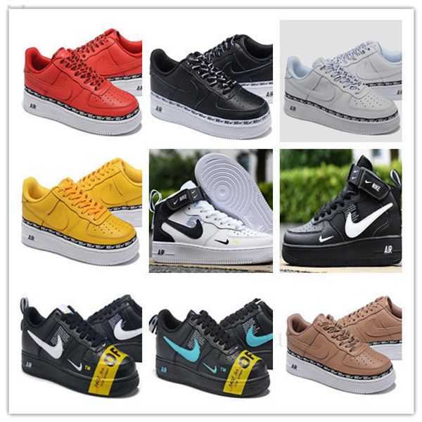 

nbspnike air force &nbspaf1 2019 sport running shoe low board shoes cushioned running shoes outdoor hiking shoes eur 36-45, Black