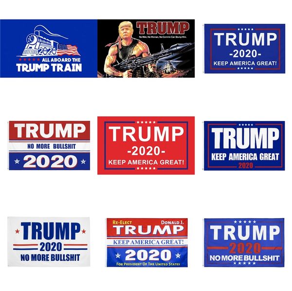 

trump 2020 flag print keep america great banner decor for president usa american election no more bullshirt donald flag 90x150cm mma726 2 #4