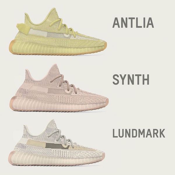 

2019 ANTLIA SYNTH LUNDMARK белые мужские кроссовки Cream Bred красная зебра Женская мода спортивн