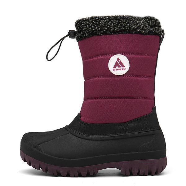 

fur snow boots women platform booties women winter boots ladies boots warm plush cotton shoes outdoor mid-calf boot botas mujer
