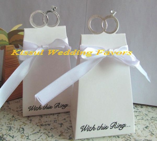 With This Ring Wedding Favor Box For Unique Wedding Reception