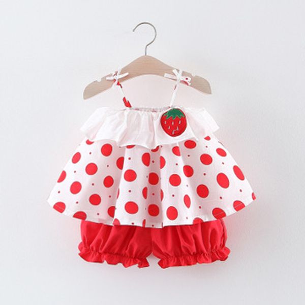 

baby girl одежда set hot summer детская одежда девушки наборы детская одежда новые малышей шифоновое dot пальто + кальсоны 1-4y, White
