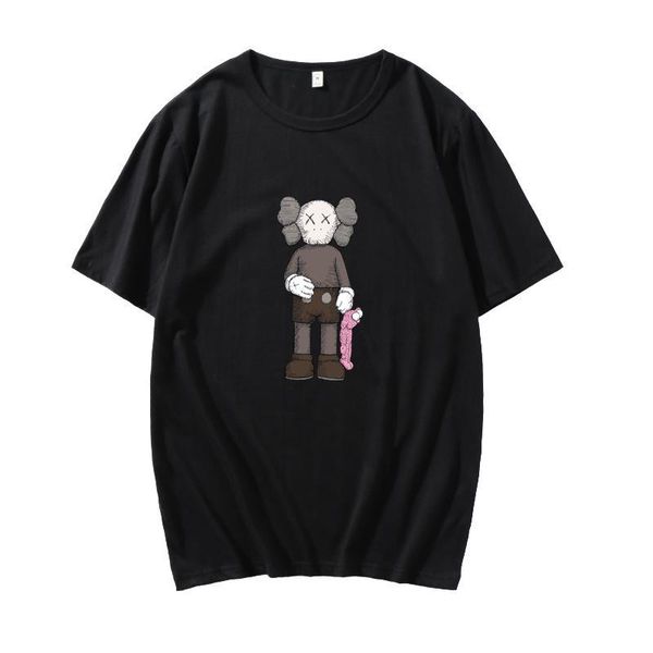

19ss brand men cotton sesame street elmo t shirts men round neck white black yellow short sleeve t shirts size customized t shirts s-3xl