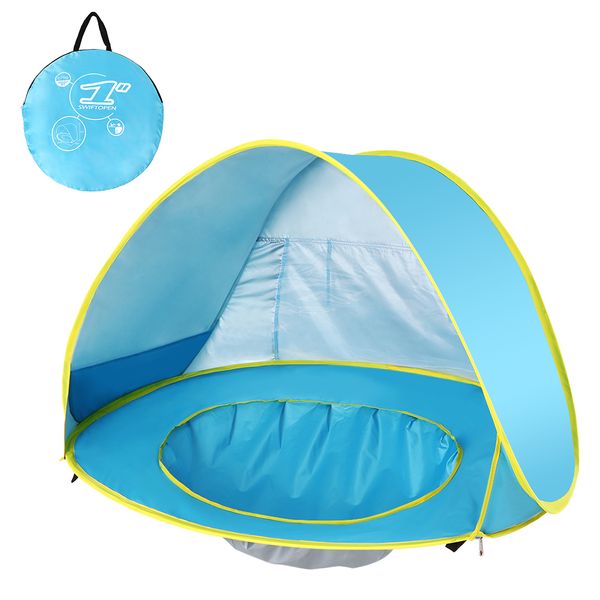 

outdoor ultralight camping tent up baby beach tent waterproof uv protection sun shelter outdoor kids sun shade with pool
