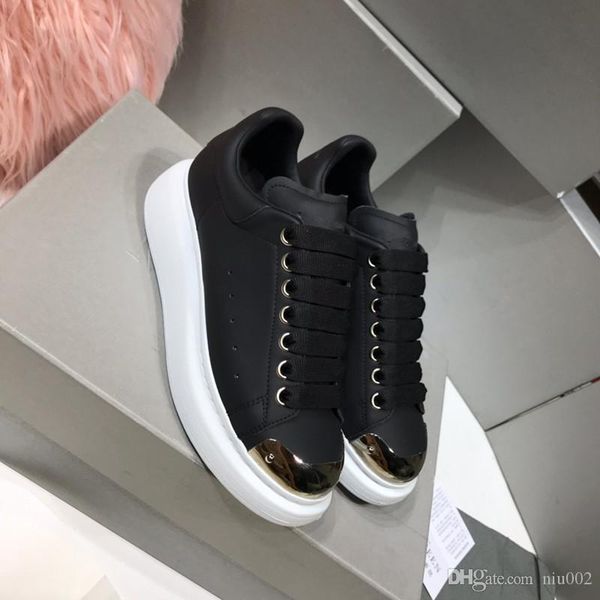 

fashion men designer shoes casual ankle boots flats high-superstars luxury women sports shoes lace classic shoes couple model yd19062104, Black