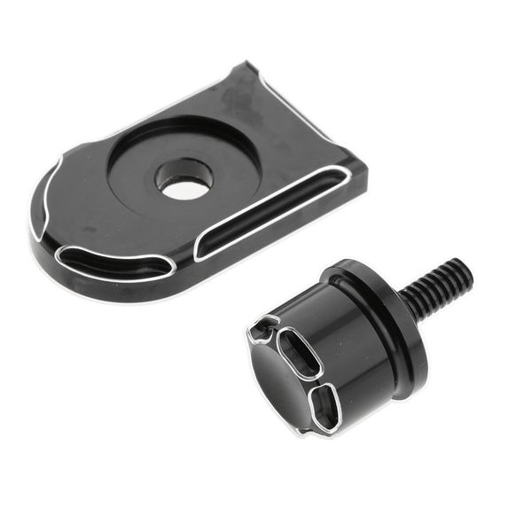 

beveled seat bolt tab screw mount knob cover for harley touring flht flhr