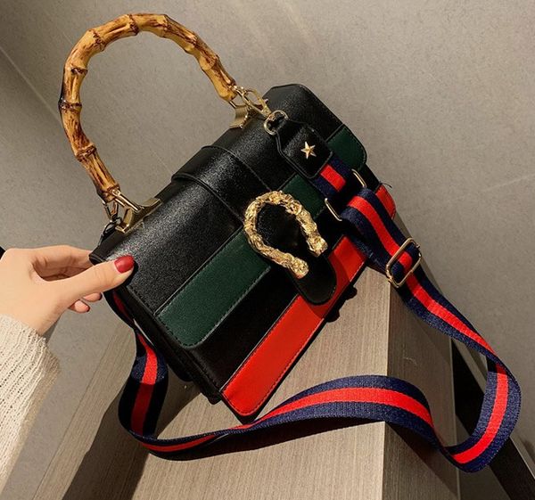 

новые сумки моды для женщин ins ультра огня ретро широкого плечевого ремень сумки кошелька простого стиль crossbody сумки