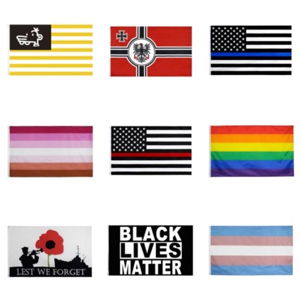 

different lgbtq rainbow flags 3x5 foot 90x150cm transgender outdoor pride flag polyester transexual rights banner for decoration#379