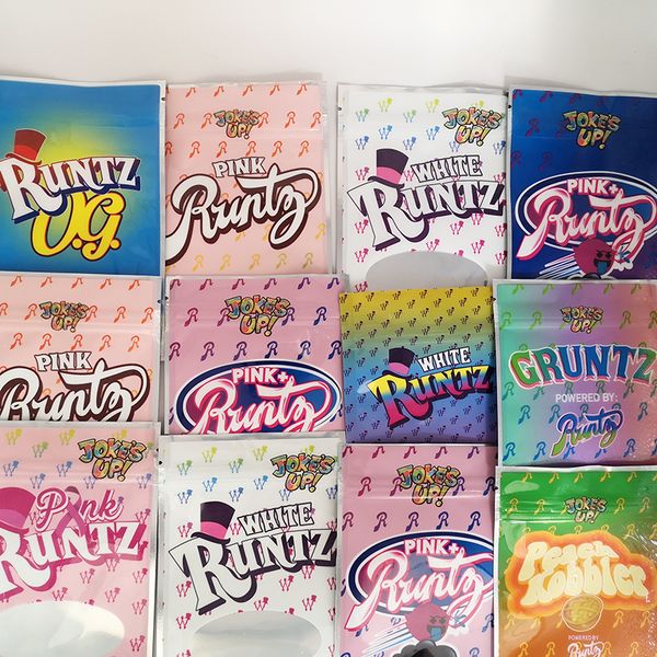 

Runtz пустые пластиковые майлар сумки 7g встать Pounch цветок хранения продуктов питания почтовый замок упаковка мешок запах доказательство герметичные мешки OEM Добро пожаловать